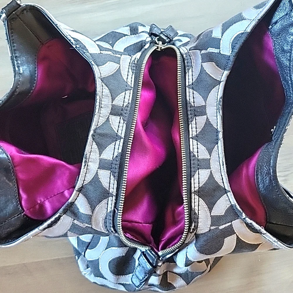 Coach Black and Gray Signature Tote Bag H1120-18765 - Picture 13 of 16